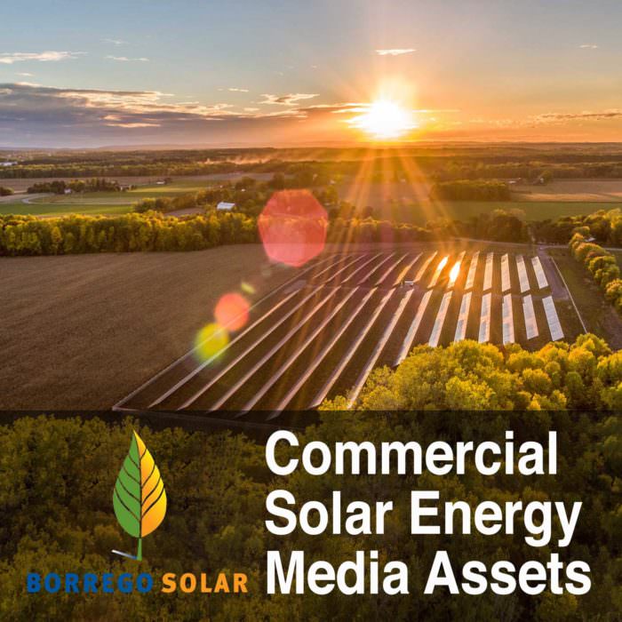 Commercial Solar Energy Drone Photography Project