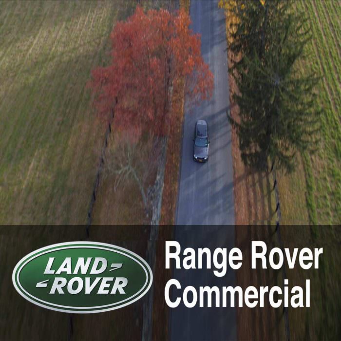 Aerial Droning Project of a Range Rover Car Commercial