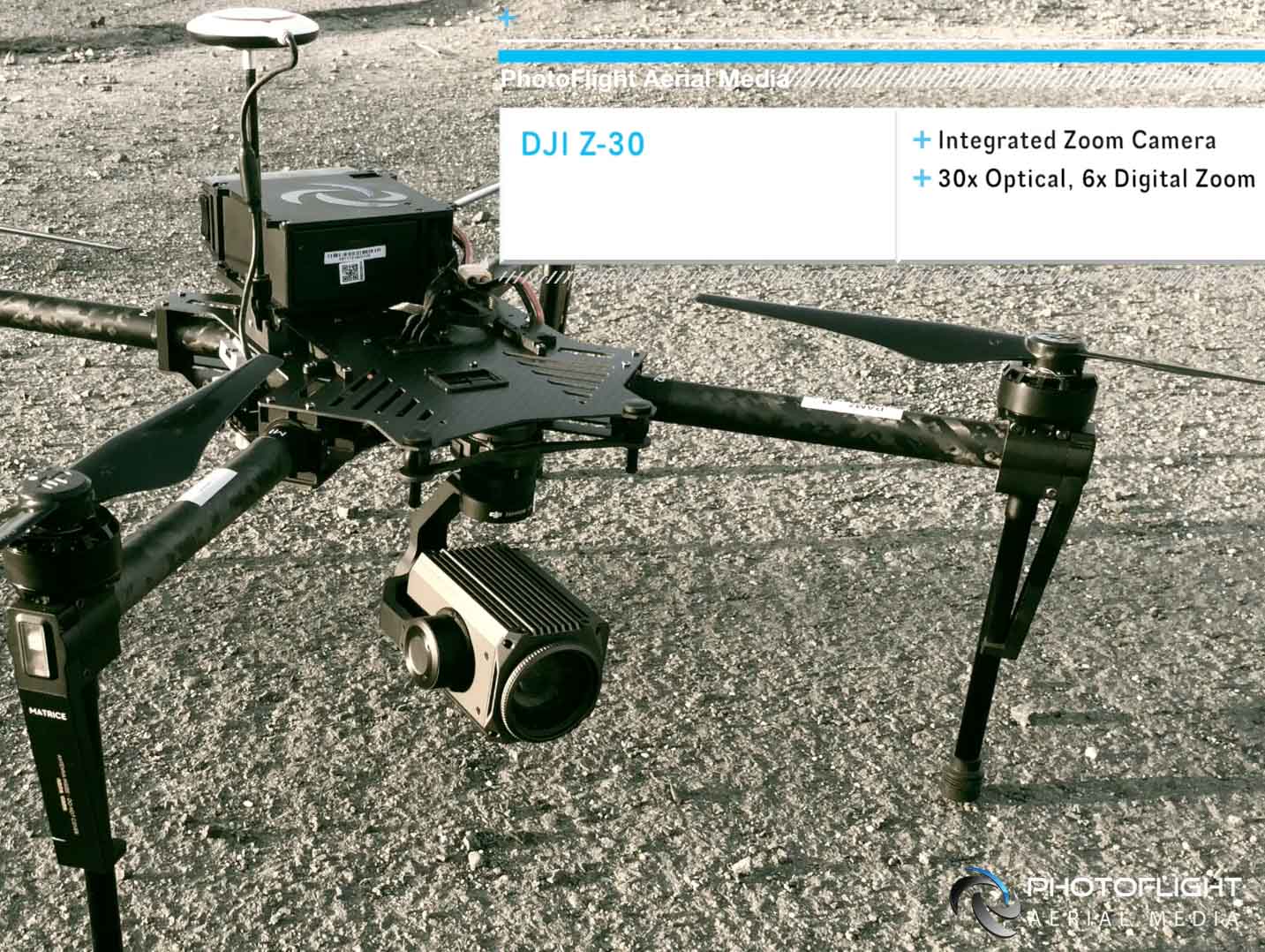 Integrated Zoom Camera Drone Media