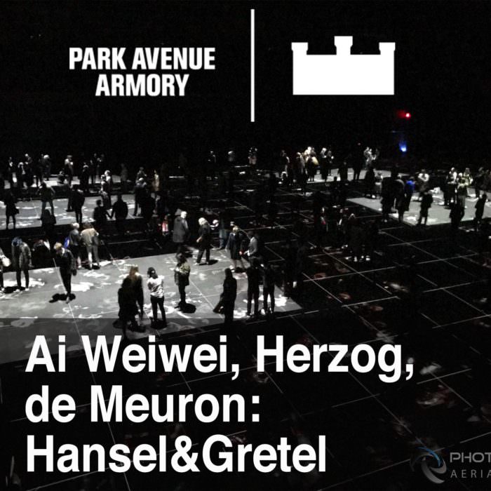 Hansel & Gretel Aerial Droning Project – Art installation by Ai Weiwei