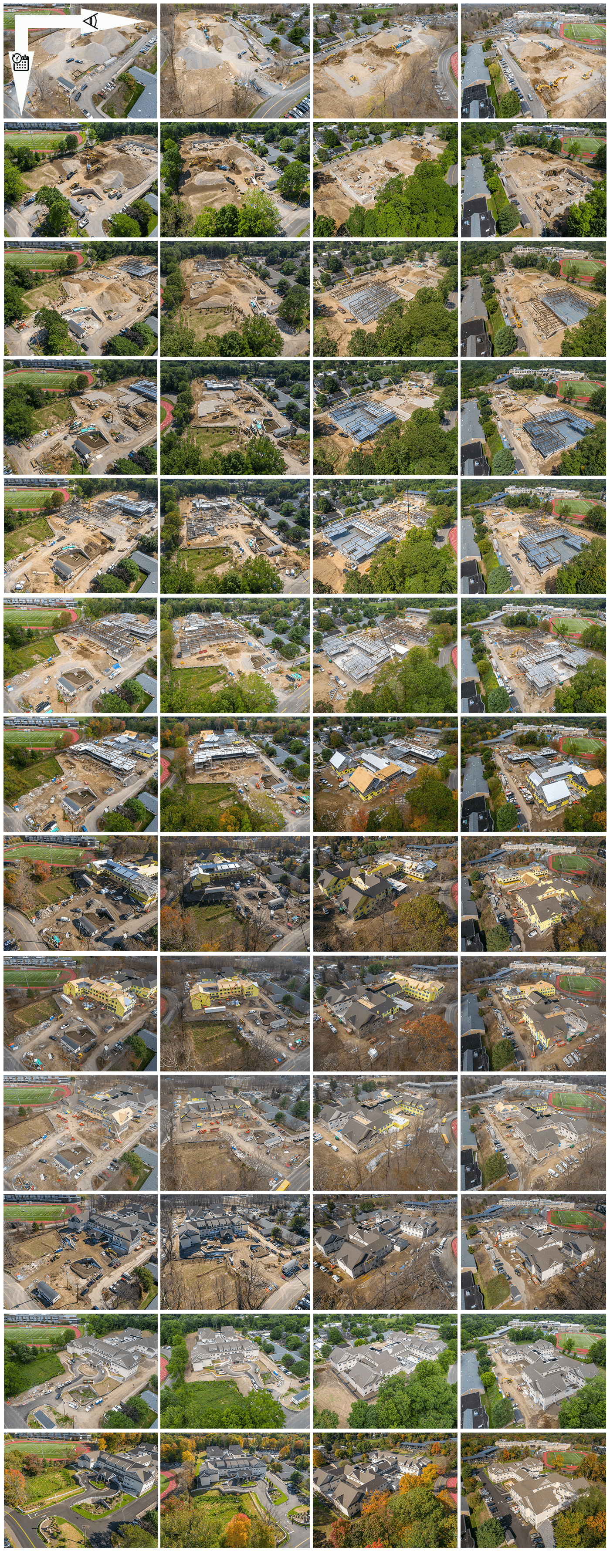 Construction Progress Drone Photography in CT by Photoflight Aerial Media