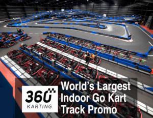 Aerial Drone Video Project of World’s Largest Indoor Go Kart Track