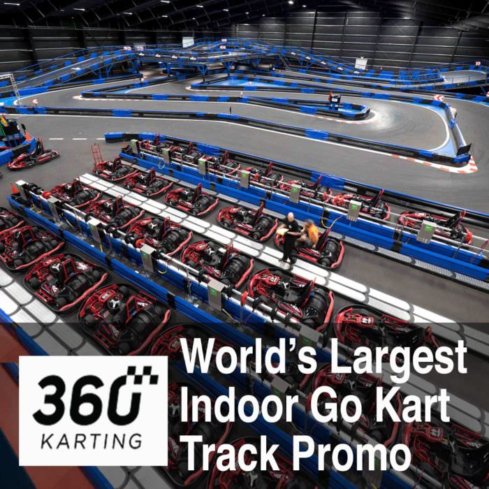 Aerial Drone Video Project of World’s Largest Indoor Go Kart Track