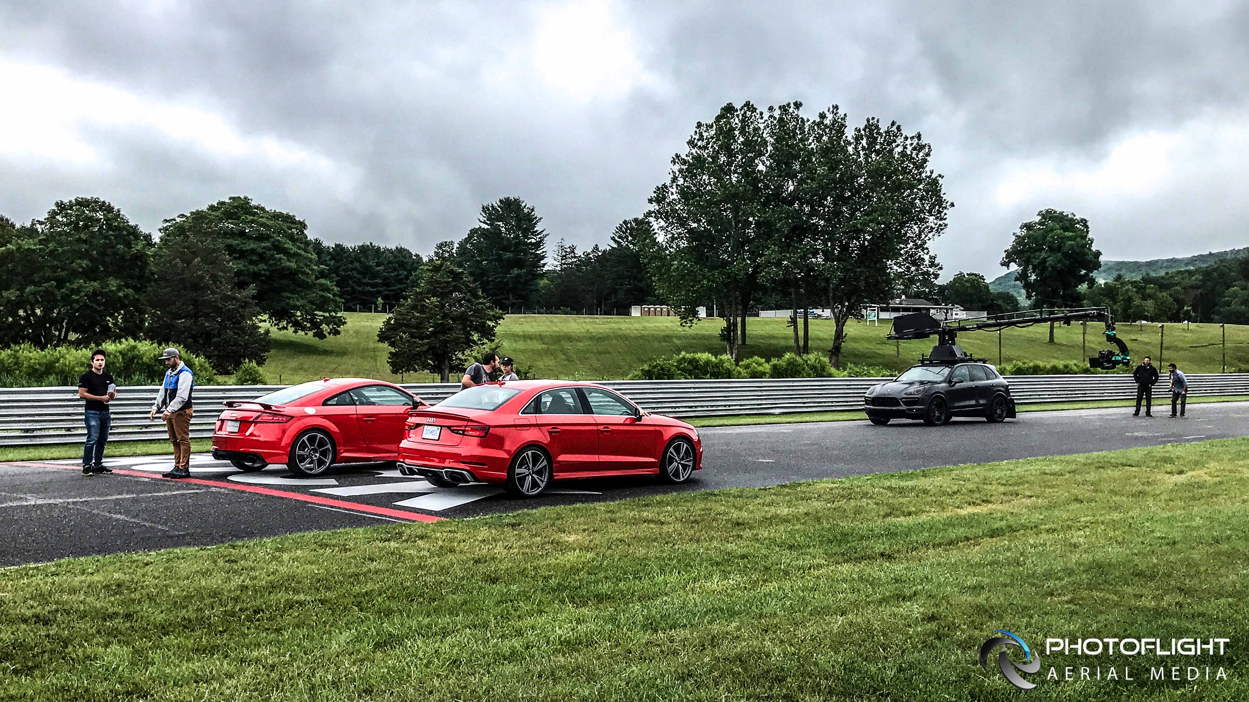 Commercial Drone Shoot – Behind the Scenes at Audi RS3 and TTRS Promo
