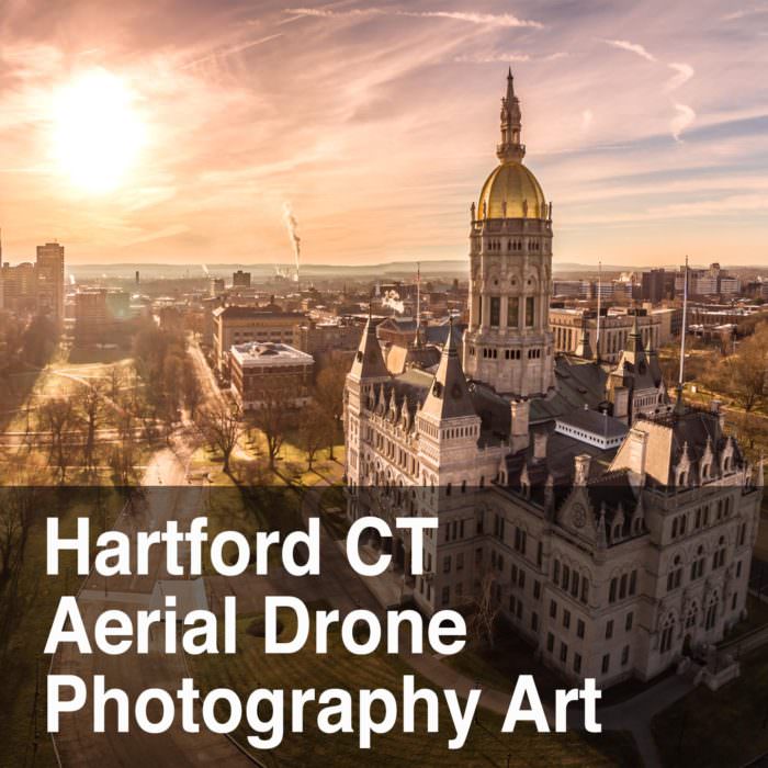 Aerial Drone Pictures of Hartford Connecticut
