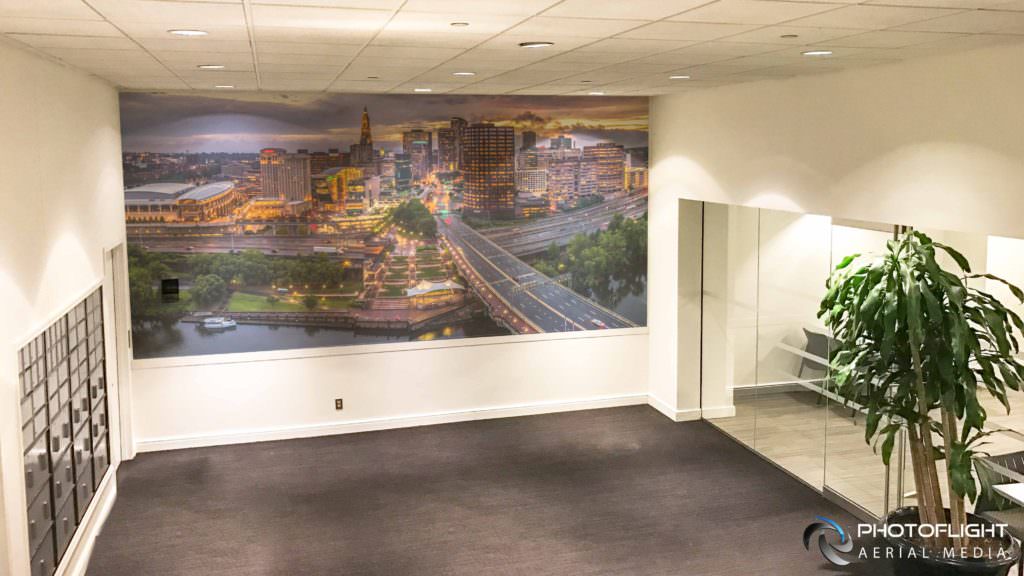 Hartford CT Mural Drone Panorama by Photoflight Aerial Media- CT Drone Photography