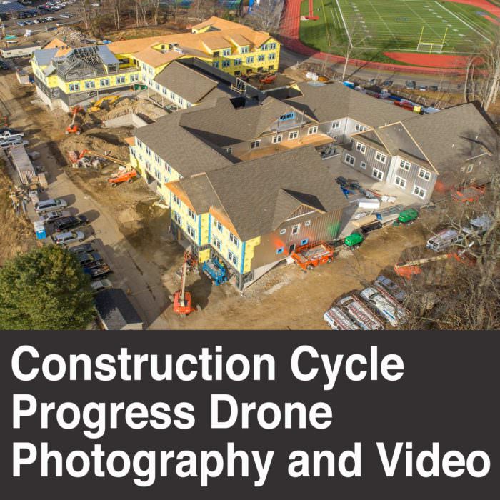 Construction Progress Drone Photography and Video Services