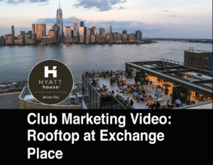 Aerial Drone Project at Rooftop at Exchange Place in NJ