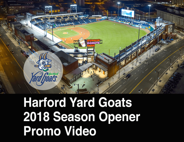 Aerial Photography Project of the Hartford Yard Goats 2018 Promo Video