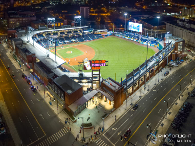 Aerial Photography Project of the Hartford Yard Goats 2018 Promo Video